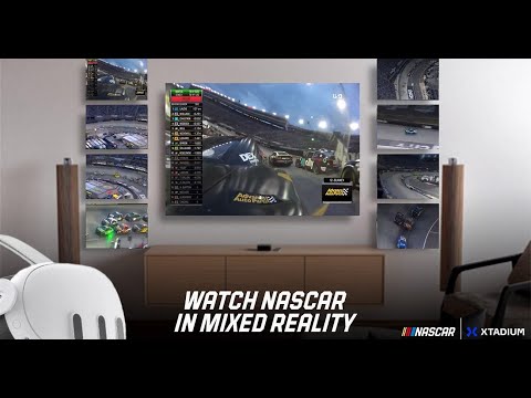 NASCAR IN MIXED REALITY ON XTADIUM