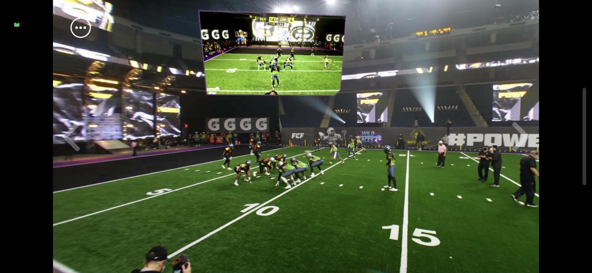 FAN CONTROLLED FOOTBALL YBVR°